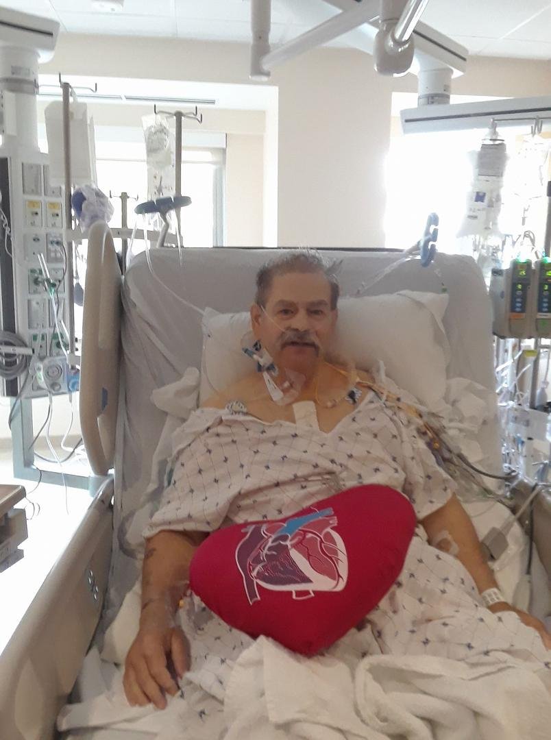 This is my brother. Looks so good for having major surgery