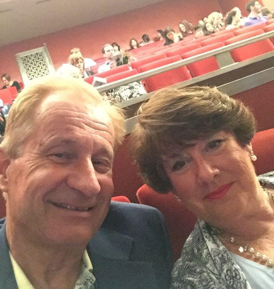 Seeing "Wicked" for the 5th time for Gary's Birthday! Had a great dinner @ Cooper's Hawk