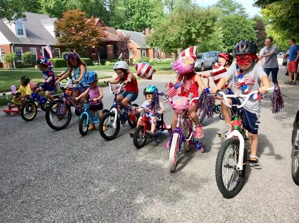Years ago, my wife started a little parade and gathering for kids in our neighborhood.  Decorated bikes, wagons, starting with the pledge, patriotic music and treats after the parade around the block.  Kids still love it.  