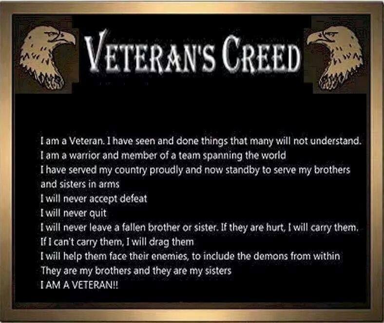 To all my brothers in arms