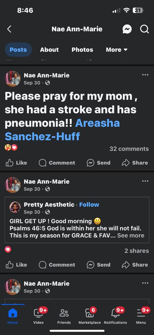 Areasha Huff's album, Mobile uploads