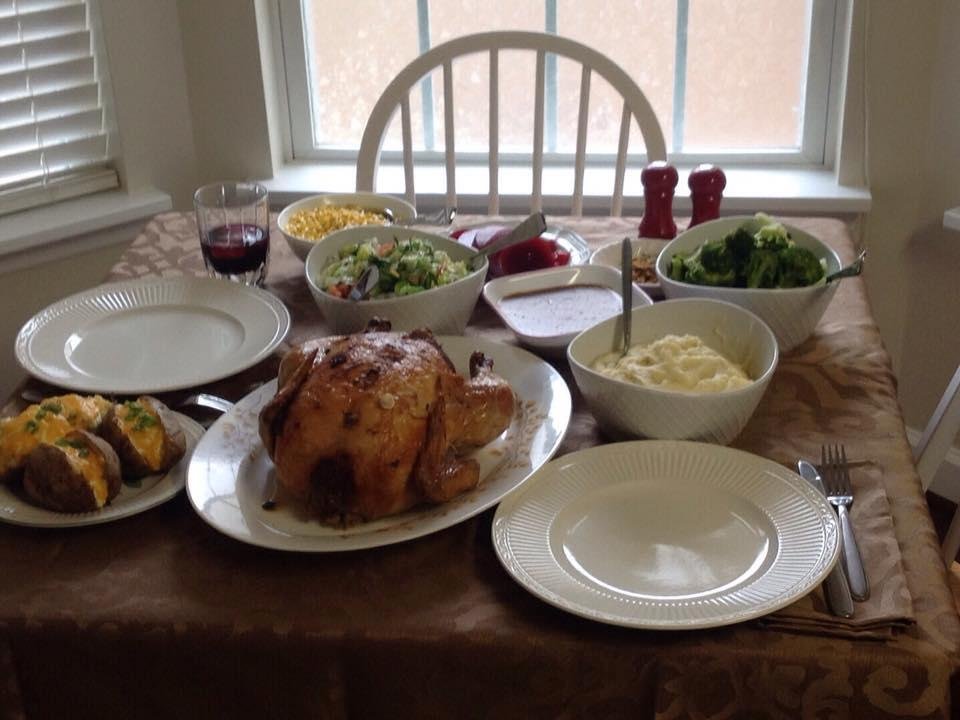 Thanksgiving dinner 2017