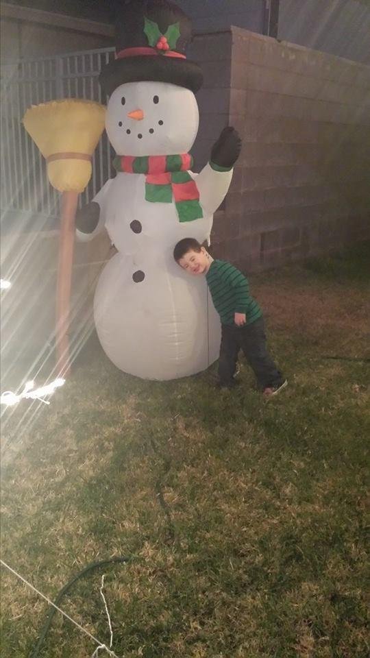 My 2 year old Great Grandson from Colorado.