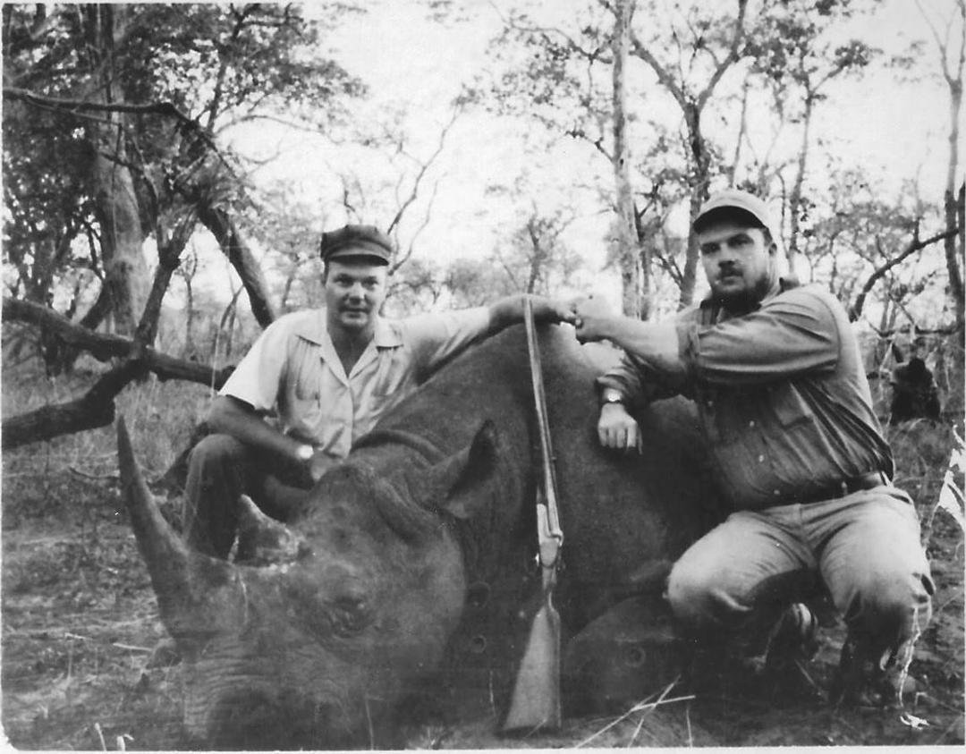 If anyone recognizes either one of these two big game hunters, let me know. I have a few other pictures of them as well that have been with me for years.