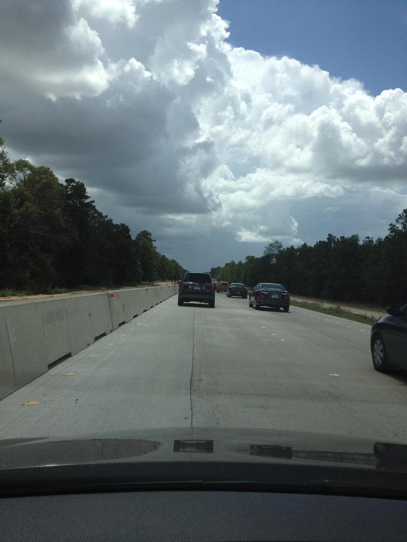 Yep almost to Houston bumper to bumper and not even to conroe yet!
