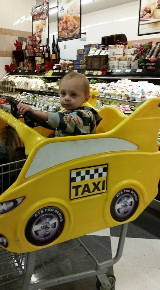 Grocery shopping with Nana and Great Aunt Jenni!