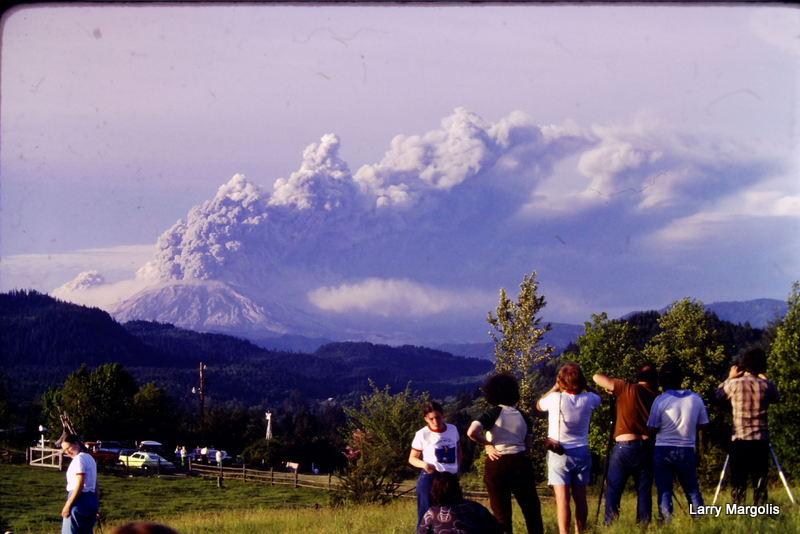 Today is the 44th anniversary of Mt. St. Helens blowing her top. I took this photo from somewhere in North Portland.