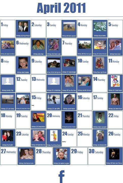 Suzanne Westbrook's album, 2011 Calendar