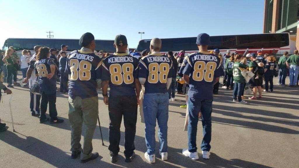 Lance Kendricks and his dad and uncles.