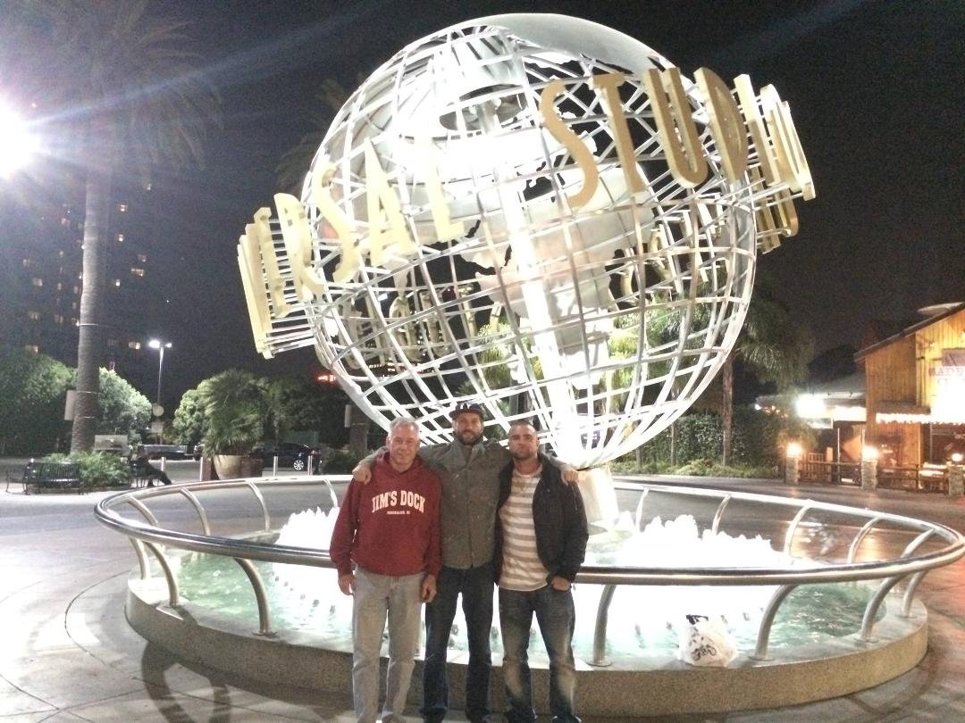 Joe, Guess who we ran into at Universal?