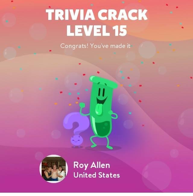 Roy Allen's album, Trivia Crack Photos