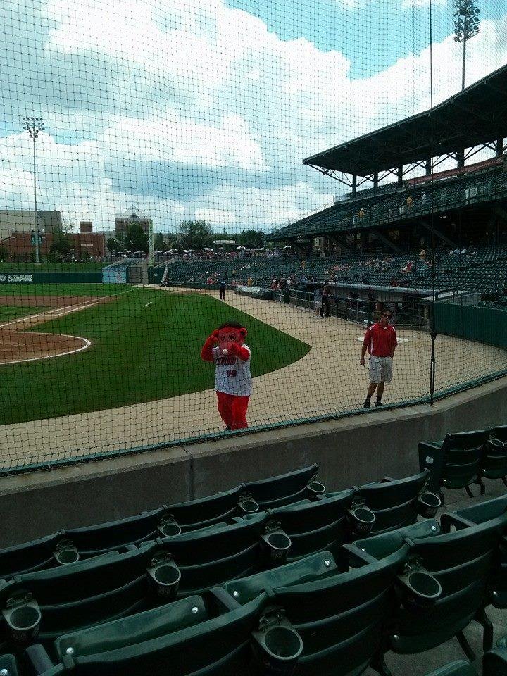 Roadie dancing for Dave. Daves day out at Victory Field, indy,indiana