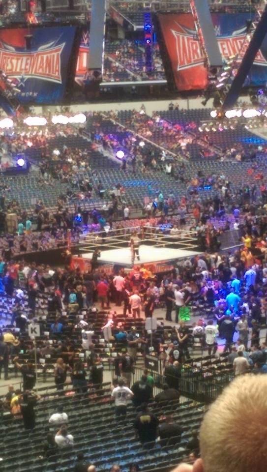 We made it to our seats...ready for the Action.