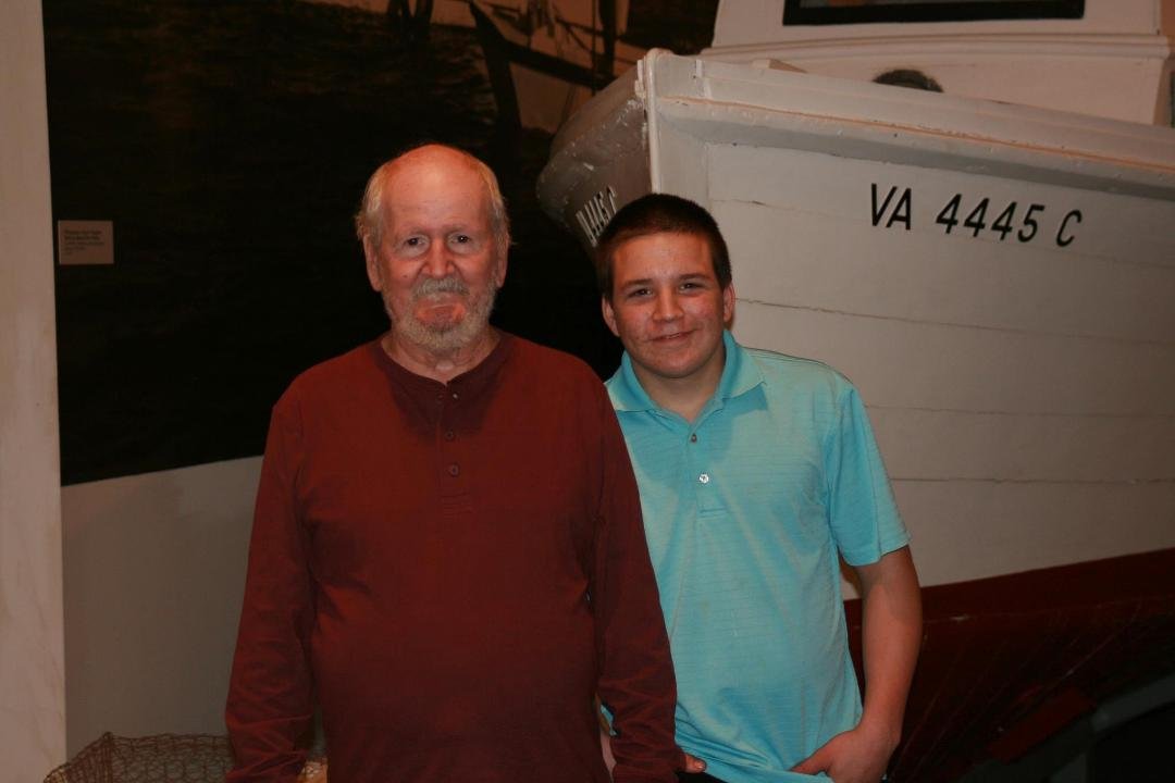 Richard Downs' album, Mainers'Museum With my family