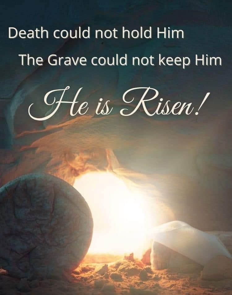 He is risen indeed! Alleluia!