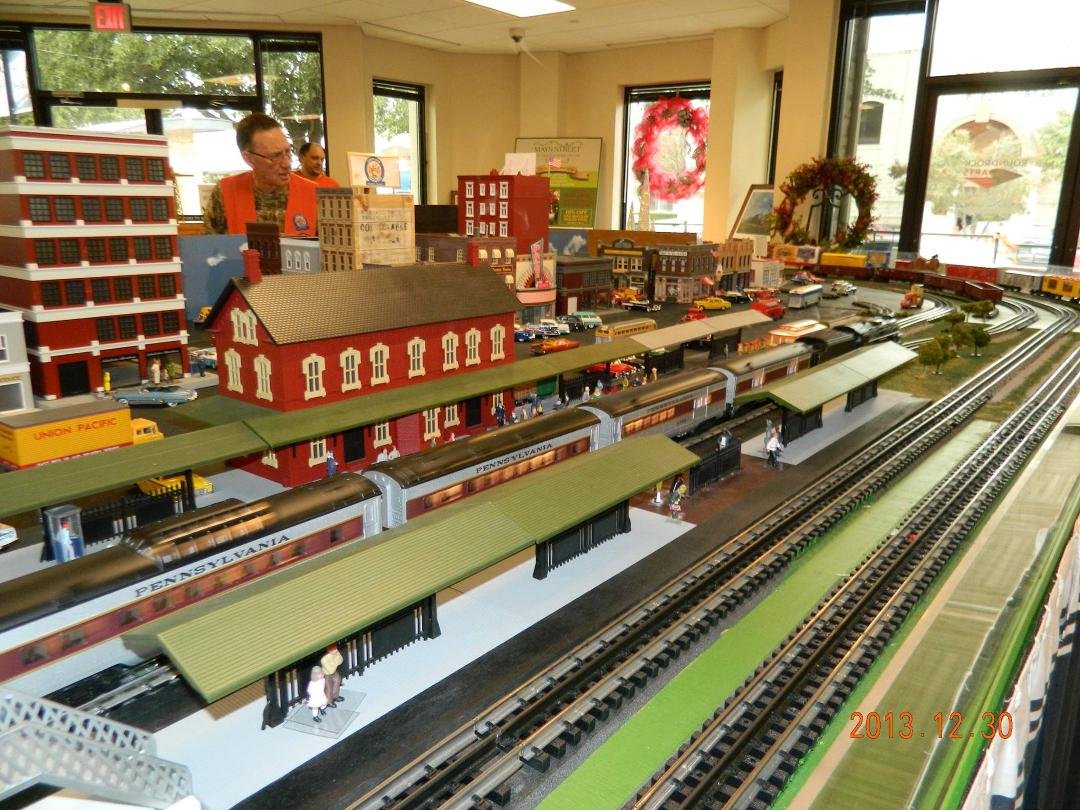 Pennsy Flyer Passenger Train on track 3.