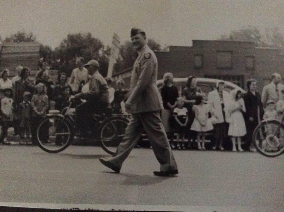 Memorial Day parade ...circa 1950