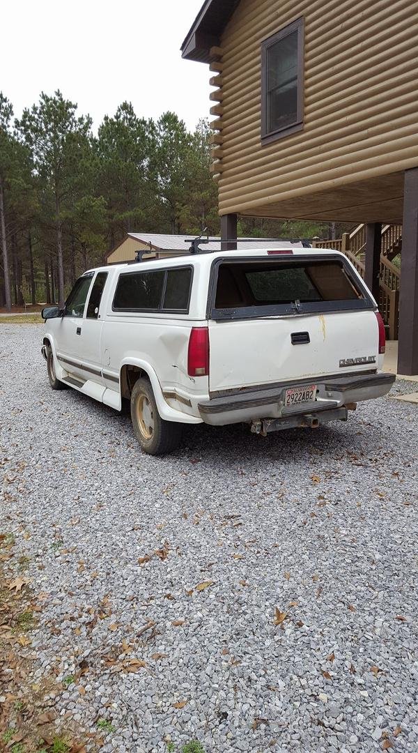 1998 Chev Silverado, 3 door, 1500 series truck for sale. Good condition 125,500 miles. Original owner. $1,000.00. Serious inquiries only PM me.