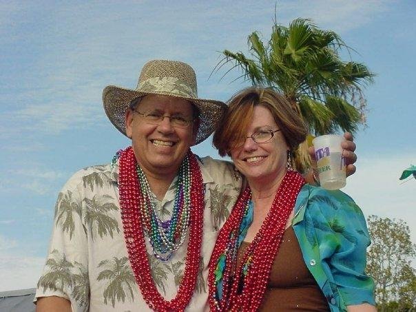 Rick and his long time friend Donna.