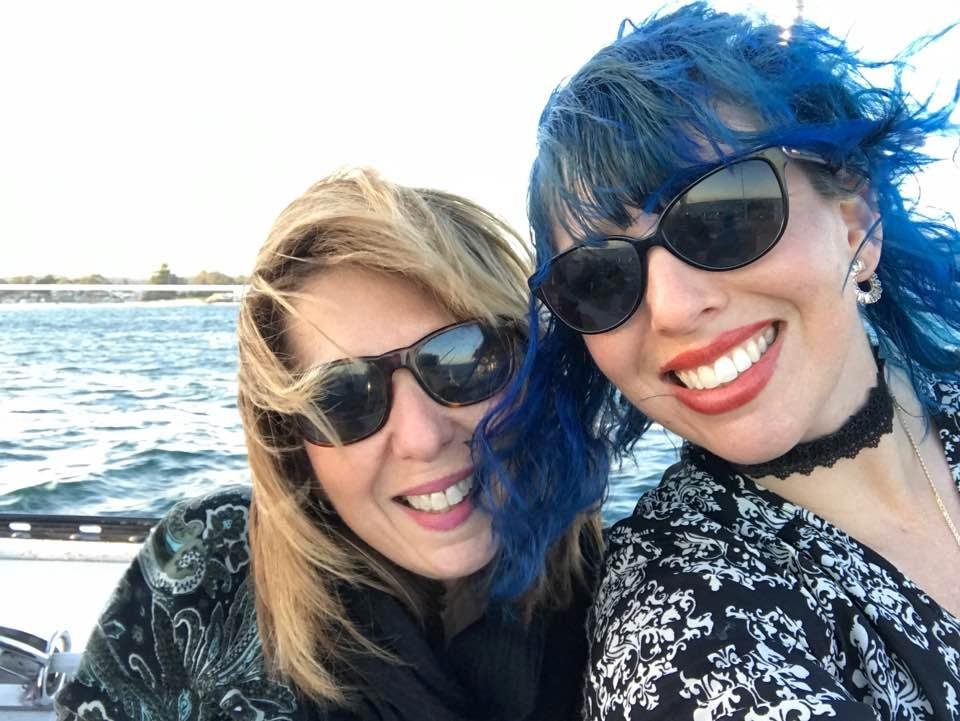 Me and my blue haired baby