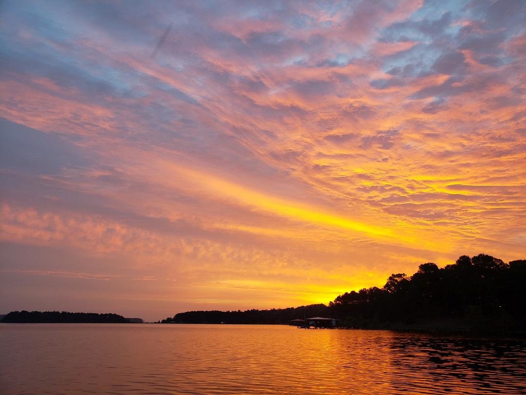 Good morning from the lake.