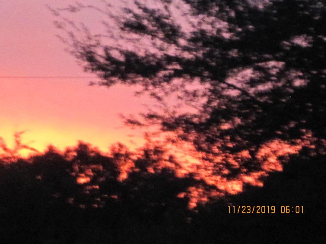 Beautiful sunset last night