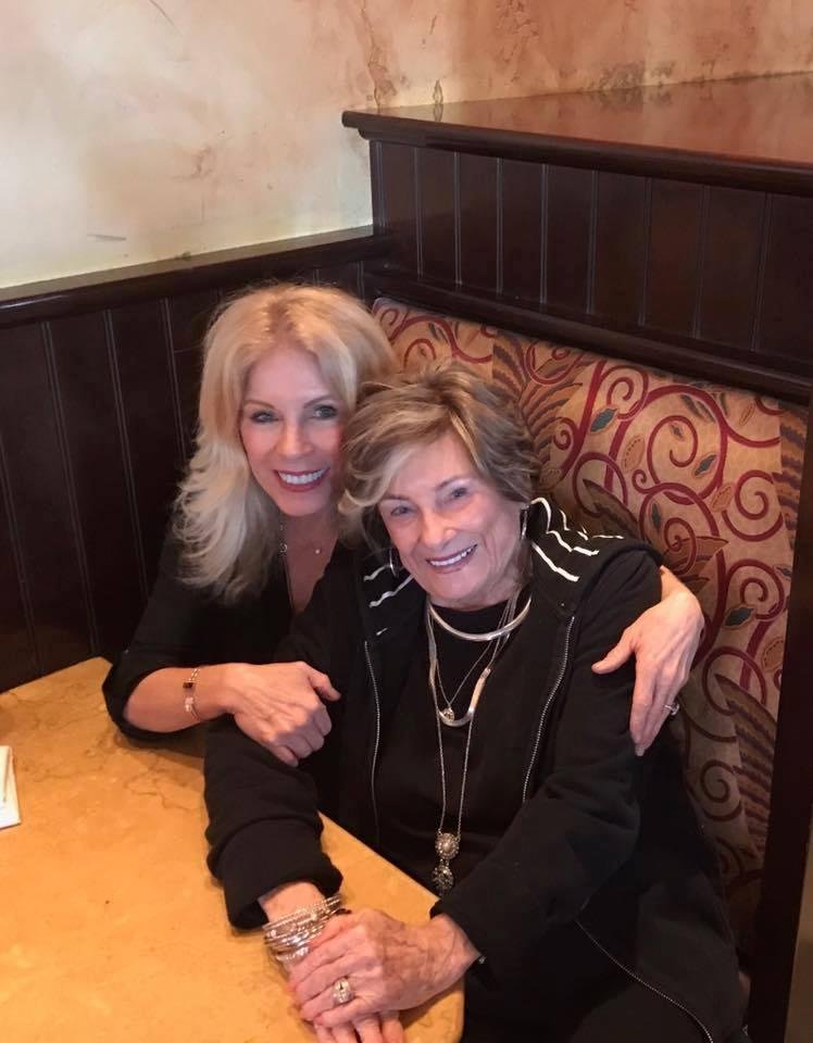 Having lunch with my beautiful daughter, Lesli Bonanni