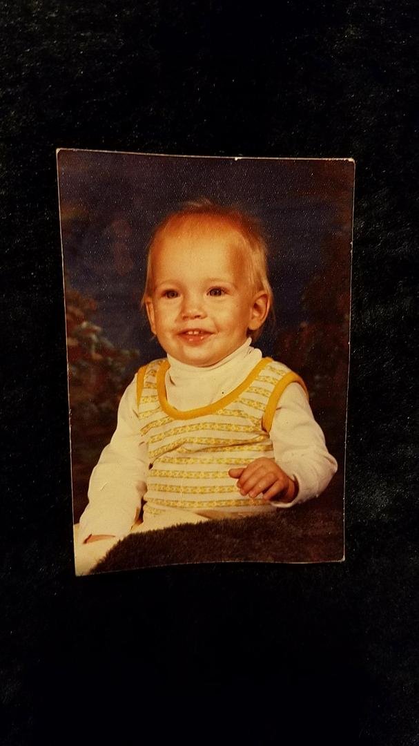 Brent McVicker, November 1976...age 15 months