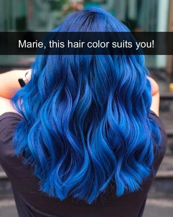 I love the blue!