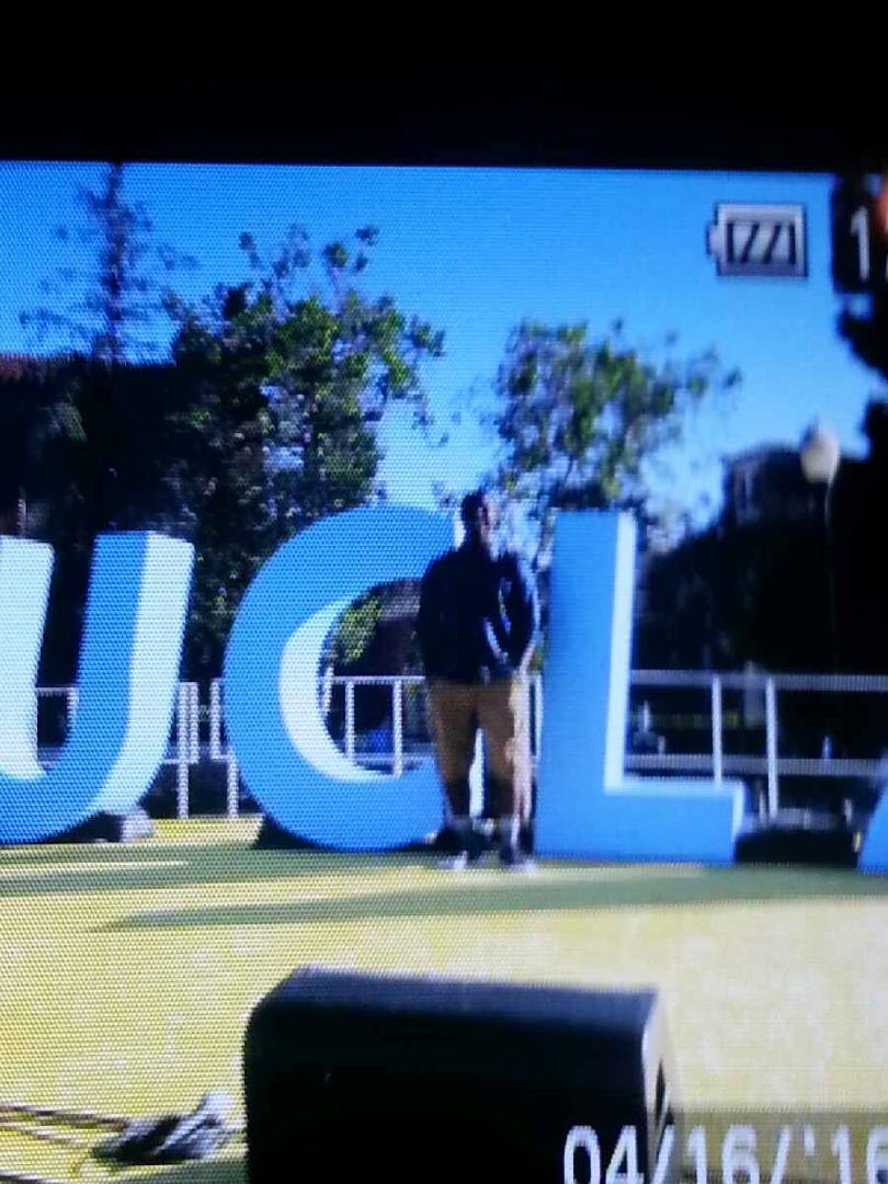 Avery Downey,nephew on campus of UCLA,after being accepted there. So proud😄😄👌👌