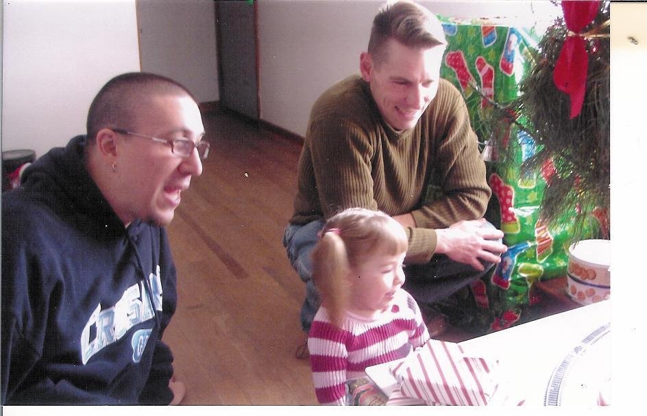 The train was exciting for everybody on Christmas.