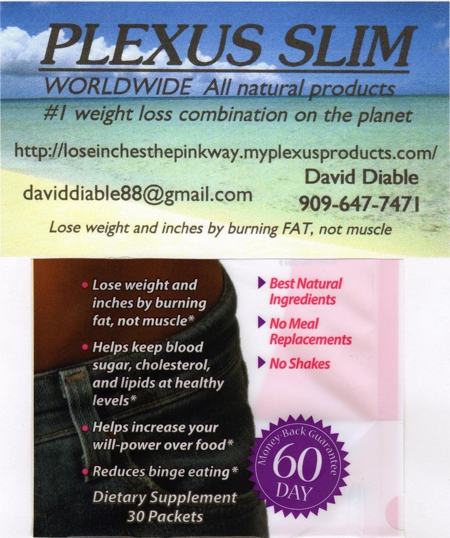 Check out my web sight (on card) I have lost 11 LB's
in 30 days share with your friends ask them to share I
need this to go viral Thanks