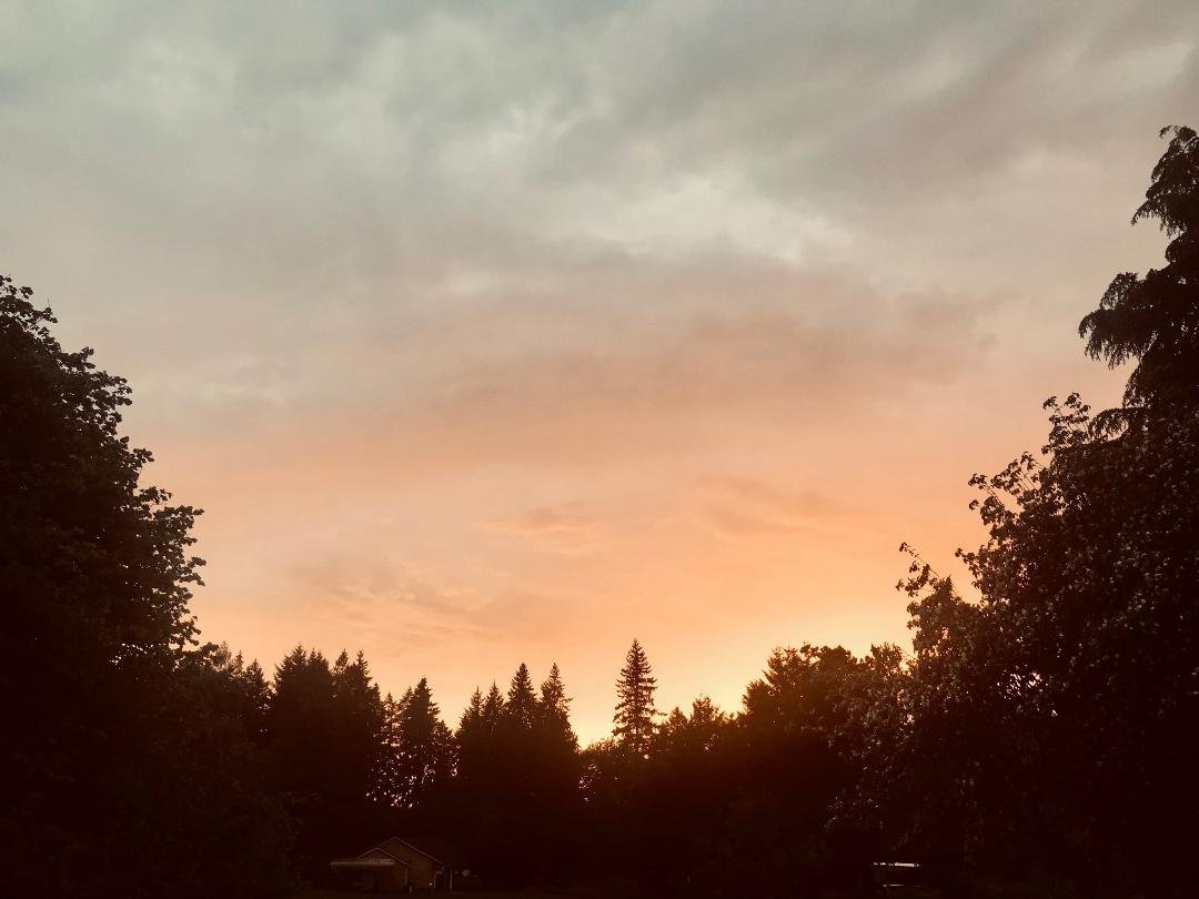 Western sky after the storm ☔️