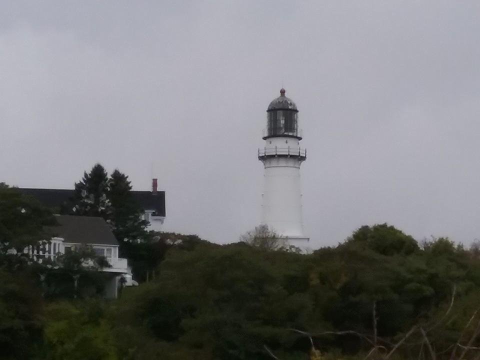 This is Cape Elizabeth...the other lighthouse we visited today.