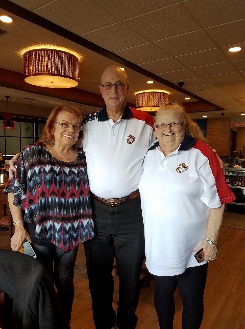 Just had lunch with my best man's widow, Joan Thaler.