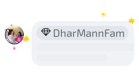 With Dhar Mann – I just earned their DharMannFam badge!🎉