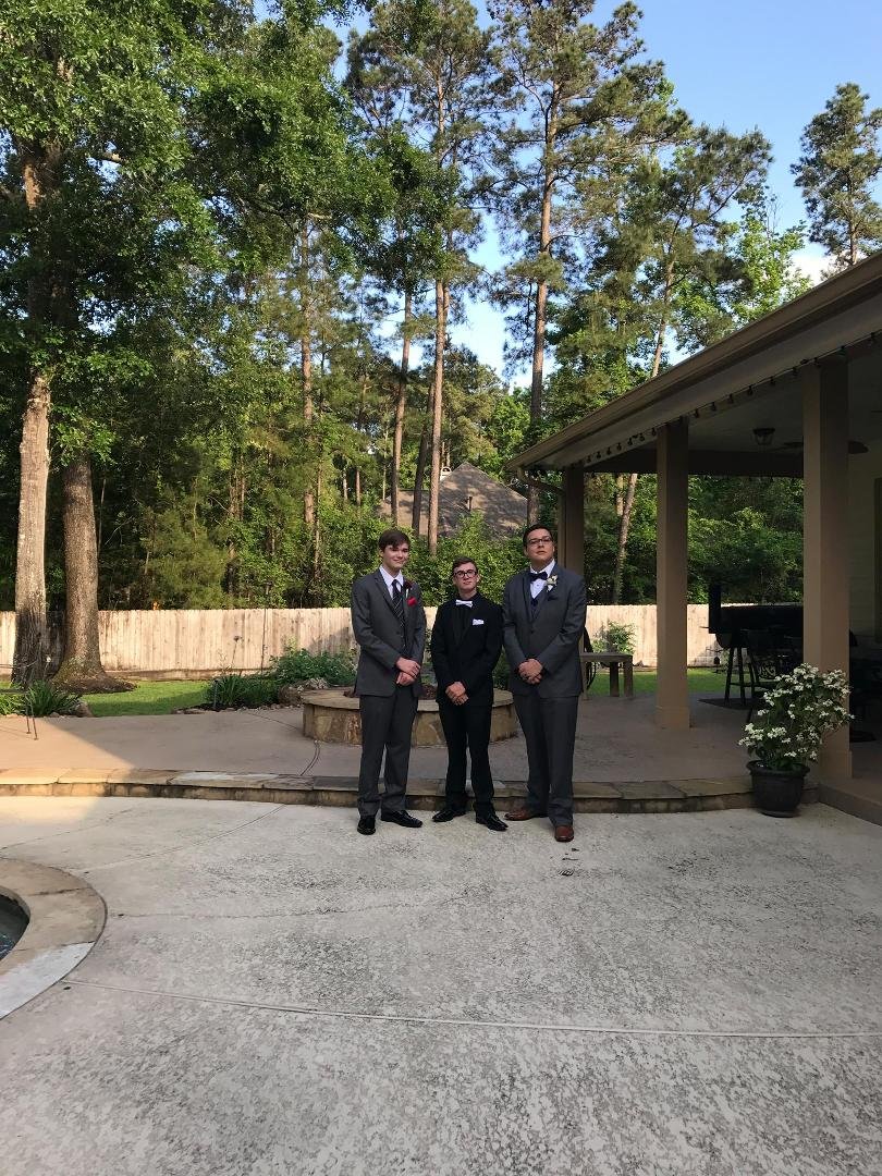 Dakota ,Brendan Z. and Andrew M going to Prom. Hard to believe boys are ready Senior. Where does the time go.