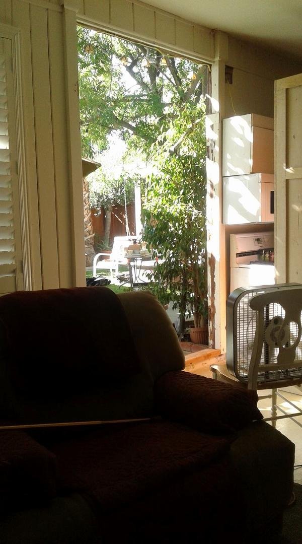 THIS IS BEFORE THE NEW DOOR IS PUT IN....