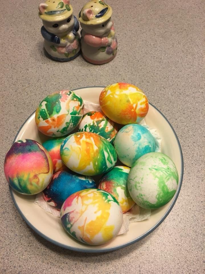 Tie Dyed Eggs.....🐰🐰🐣🐥
Happy Easter!