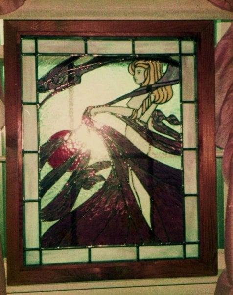 Can't find a picture of the Horse but this is one of his first windows and still my Favorite ..