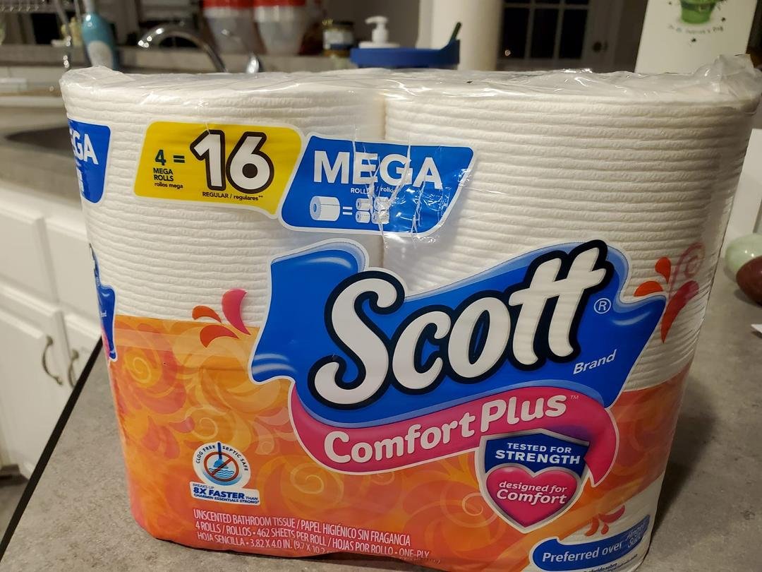 Proof that my staff love me or at least tolerate me...decided the whole toilet paper thing was just stupid until I went to Publix and found nothing but empty shelves...and while I was there received a text that a 4 pack was