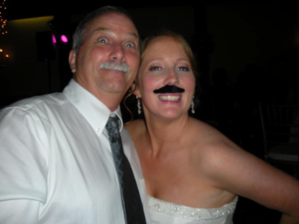 The mustache crew from the wedding