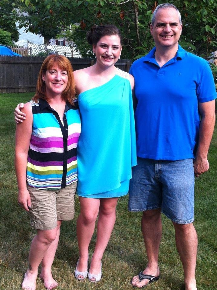 Samantha 8th grade dance. She looked so beautiful I love her so much xoxo