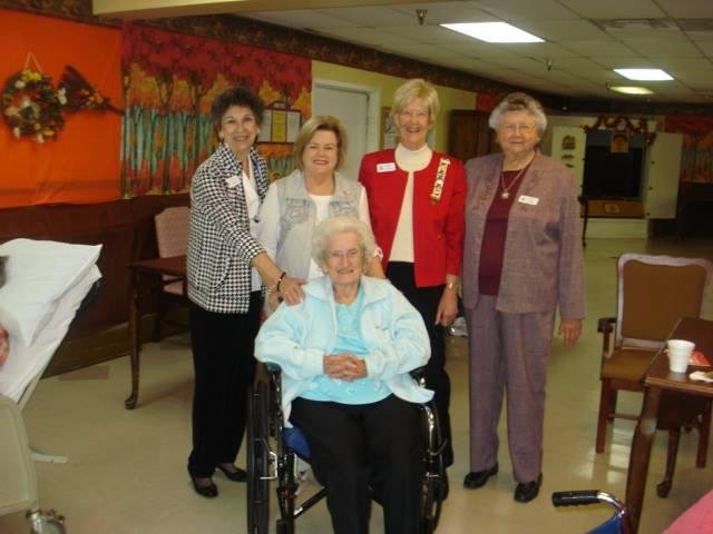Veterans Day - Visit to Chestnut Ridge Nursing Home to visit with our Veterans. Chestatee River Chapter, Daughters of the American Revolution