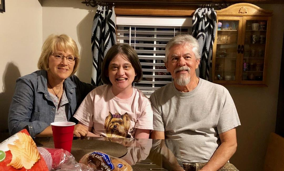 Aunt Cyndee, Heather, and Dad