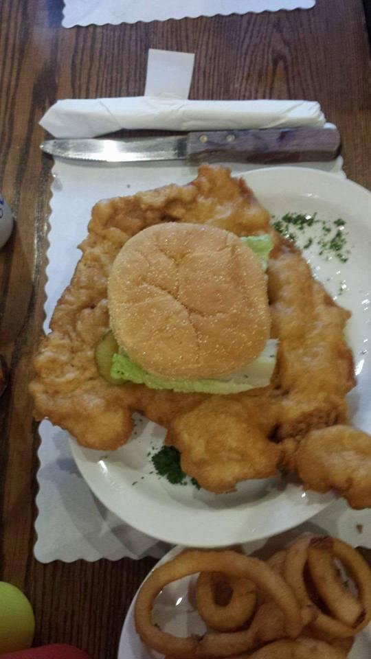 My tenderloin at Breitbachs in Balltown.
