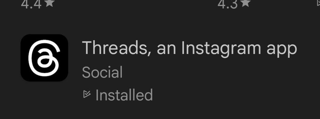 *Edit: loving threadsapp !! So much better than Twitter!!
Just an FYI - if you're gonna use Threads, make sure you install the right one. It looks like this. If you follow me in Instagram, you will automatically follow me