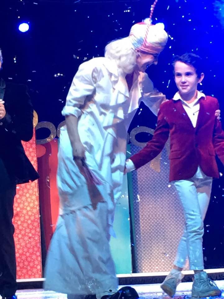 Fantastic performance by creative director,daughter in law Fanny and grandson Garrett at Moody Gardens in Galveston sold out Christmas show