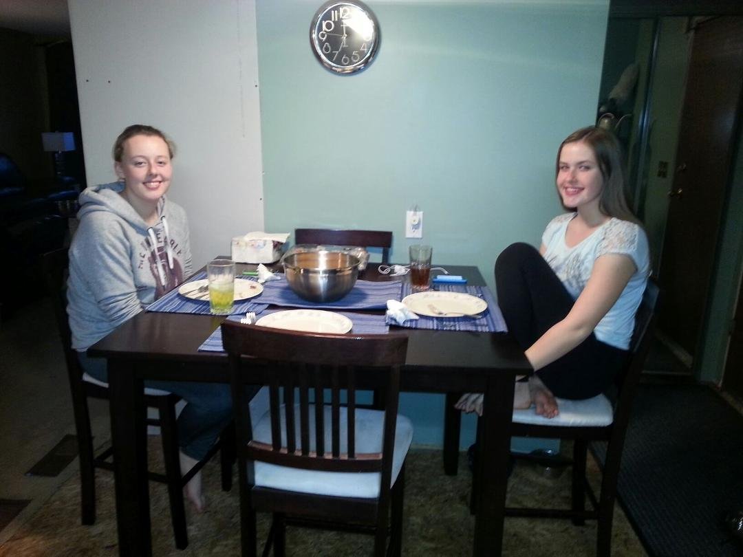 Family is over for Thanksgiving