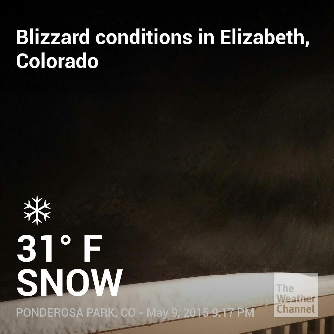 Spring in Elizabeth,Colo